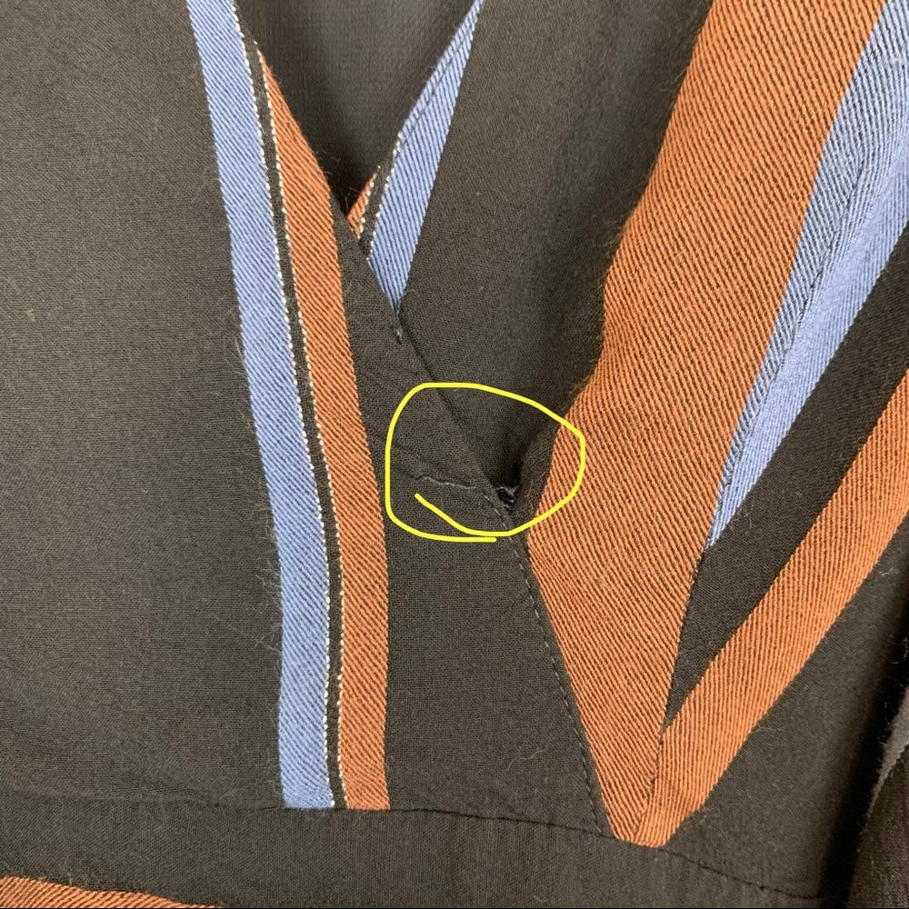 ZARA Stripe Wrap Maxi Dress - Picture 4 of 8